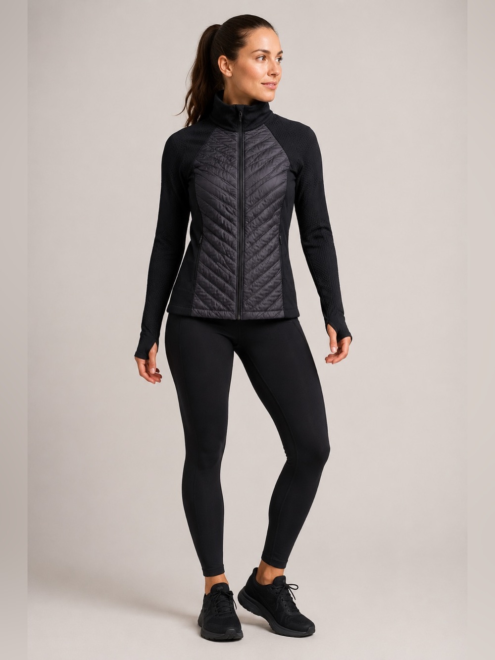 Athleta Flurry Force PrimaLoft II Insulated Jacket Black Small